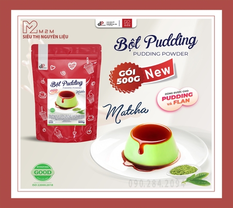 Bột pudding matcha DP Food 500gr