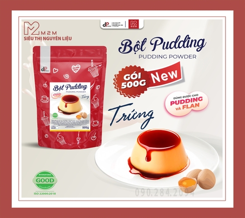 Bột Pudding Trứng DPFood 500gr