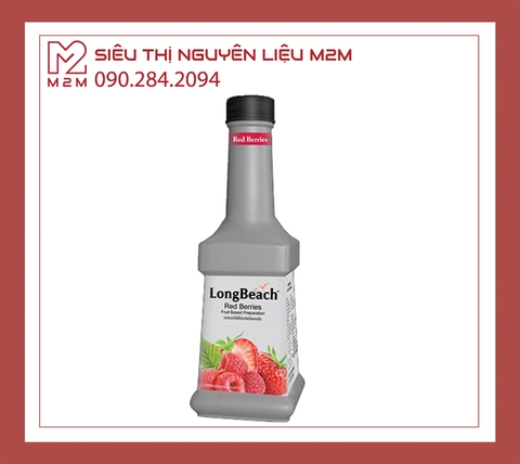 Mứt Dâu Rừng Đỏ Longbeach Red Berries Puree 900ml