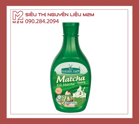 Sốt Trà Xanh Matcha Golden Farm 630gr