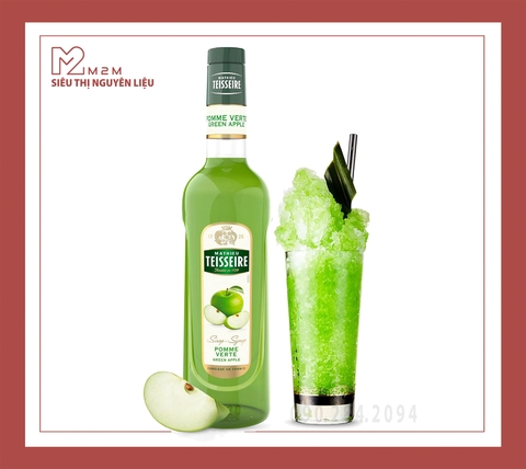 Siro Táo Xanh Teisseire Green Apple 700ml