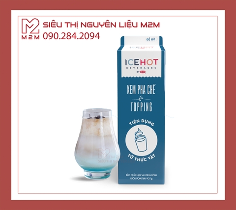Kem Topping Ice Hot pha chế Tiện Dụng 907gr