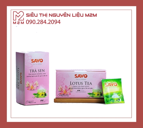 Trà Sen Túi Lọc SAVO ( 25 gói x 2g)
