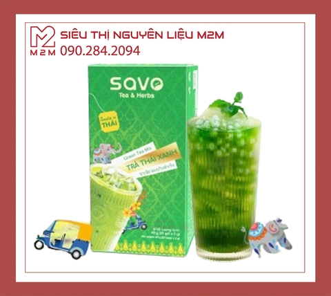 Trà Thái Xanh túi lọc SAVO 40gr (20 túi *2gr)