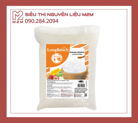 Trân châu Konjac Nguyên Vị LongBeach Konjac Pearl Original Taste 800gr