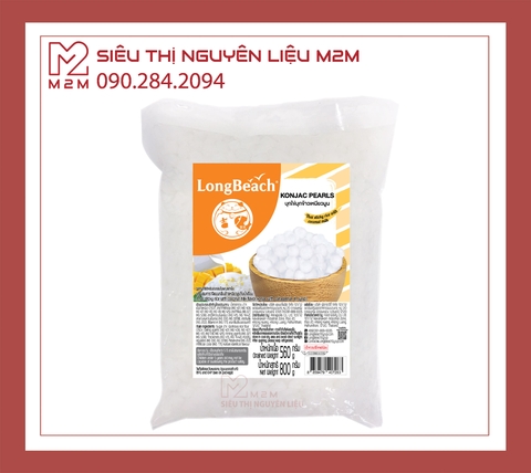 Trân châu Konjac Xôi Dừa LongBeach Konjac Pearl Sticky Rice with Coconut Milk 800gr