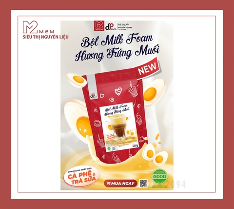 Bột Milk Foam Trứng Muối DPFood 500gr