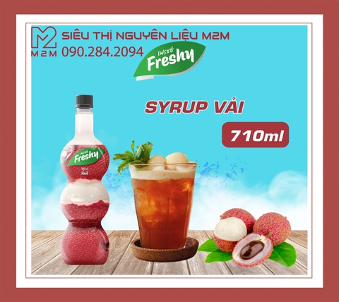 Syrup vải Freshy 710ml