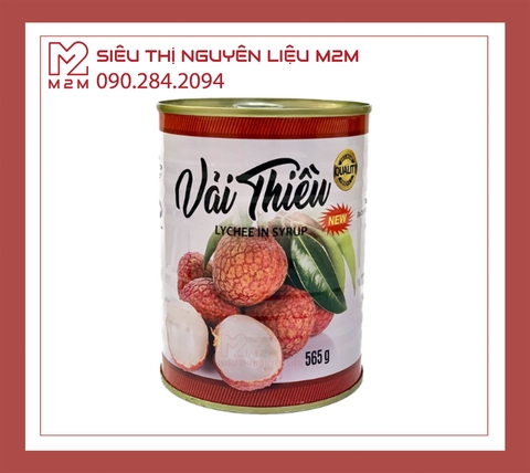 Vải thiều Ngâm Đường FoodClub 565gr - lon trắng