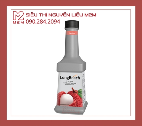 Mứt Vải LongBeach Lychee Puree 900ml