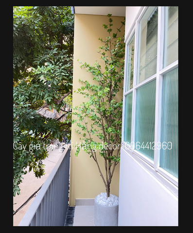 CÂY THẠCH NAM GIẢ THÂN NHỰA TRANG TRÍ (2M2, 2M5)