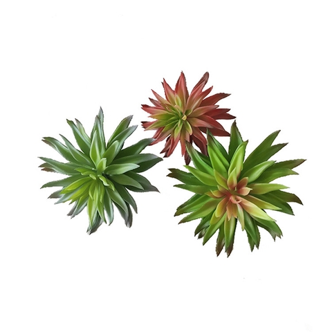 Cành sen đá lá nhọn giả 15cm