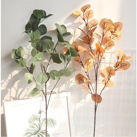 CÀNH LÁ TÁO GIẢ TRANG TRÍ CẮM BÌNH HẰNG DECOR (90CM)