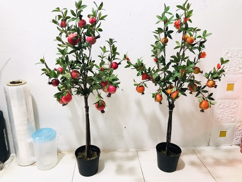 CÂY LỰU GIẢ TRANG TRÍ HẰNG DECOR