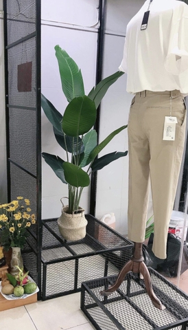 CÂY CHUỐI RẺ QUẠT TRANG TRÍ HẰNG DECOR 1M6(3 nhánh-10 lá)