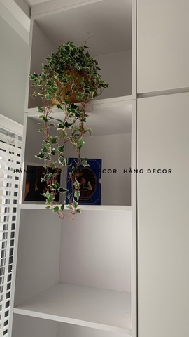 GIỎ CÂY RỦ GIẢ TRANG TRÍ 70CM