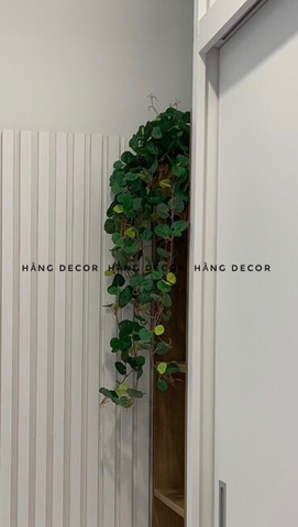 GIỎ CÂY RỦ GIẢ TRANG TRÍ 70CM