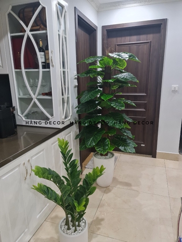 CÂY TRẦU BÀ CỘT HẰNG DECOR  63 LÁ (1M5)