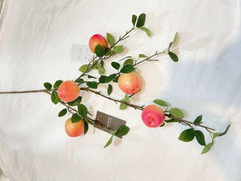 CÀNH QUẢ TÁO GIẢ TRANG TRÍ HẰNG DECOR 80CM
