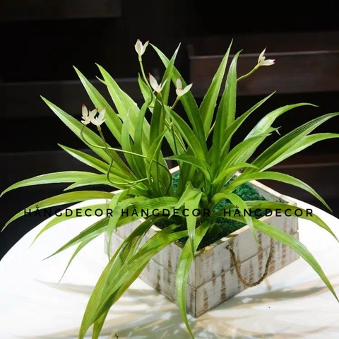 CÂY DỨA HOA GIẢ TRANG TRÍ 40CM