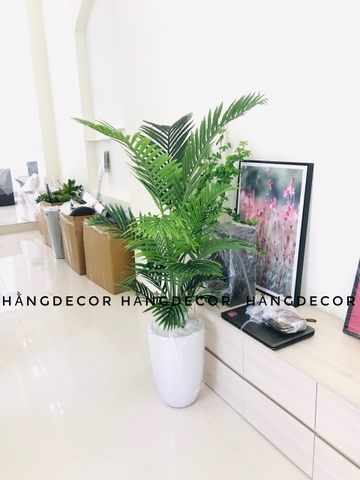 CÂY DỪA BỤI GIẢ TRANG TRÍ NHÀ HẰNG DECOR(1M1, 1M4, 1M6, 1M8)