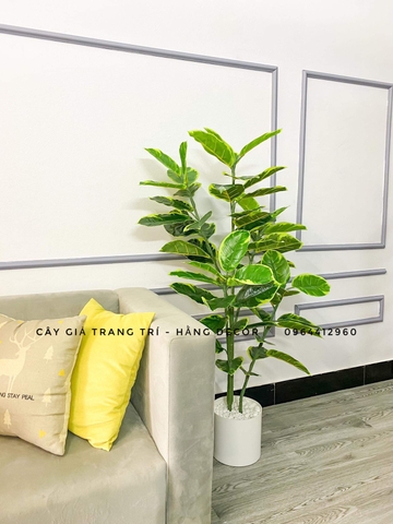 CÂY BÀNG CẨM THẠCH GIẢ TRANG TRÍ  1M4