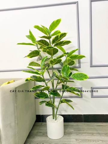 CÂY BÀNG CẨM THẠCH GIẢ TRANG TRÍ  1M4