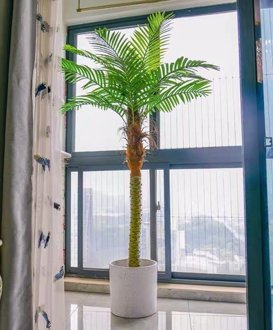CÂY DỪA THÂN TO GIẢ HẰNG DECOR (1M5-2M)