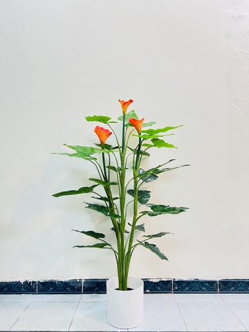 CÂY HOA RUM GIẢ HẰNG DECOR 1M3