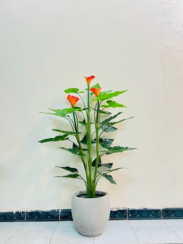 CÂY HOA RUM GIẢ HẰNG DECOR 1M3