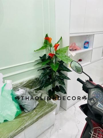 CÂY HOA RUM GIẢ HẰNG DECOR 1M3