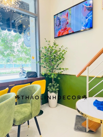 CHẬU THẠCH NAM GIẢ MIX CỎ TRANG TRÍ HẰNG DECOR (1m7)