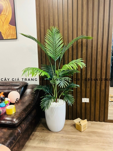 CÂY DỪA BỤI GIẢ TRANG TRÍ NHÀ HẰNG DECOR(1M1, 1M4, 1M6, 1M8)