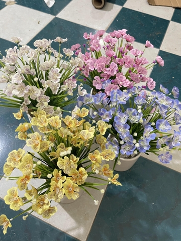 CHẬU HOA CÁNH BƯỚM GIẢ ĐẶT BÀN 30CM
