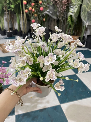 CHẬU HOA CÁNH BƯỚM GIẢ ĐẶT BÀN 30CM