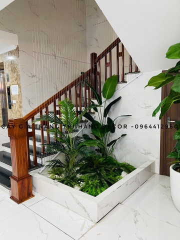 CÂY CHUỐI RẺ QUẠT TRANG TRÍ HẰNG DECOR 1M8(3 nhánh-12 lá)
