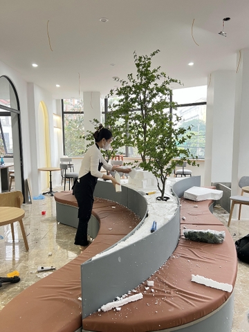 CÂY THẠCH NAM GIẢ THÂN NHỰA TRANG TRÍ (2M2, 2M5)