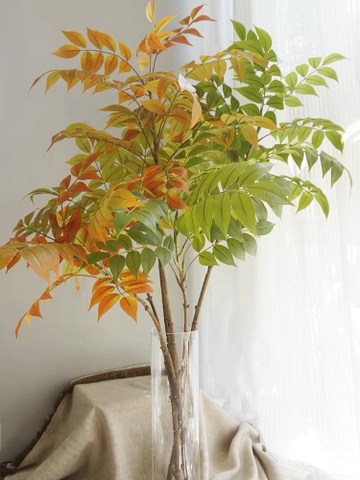 CÀNH GỖ SƠN MÀI GIẢ CẮM BÌNH TRANG TRÍ 90CM