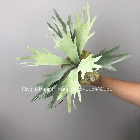 CÂY SỪNG HƯƠU GIẢ TRANG TRÍ 33CM