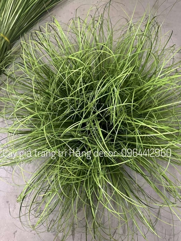 BÚI CỎ LAU GIẢ HẰNG DECOR 40CM