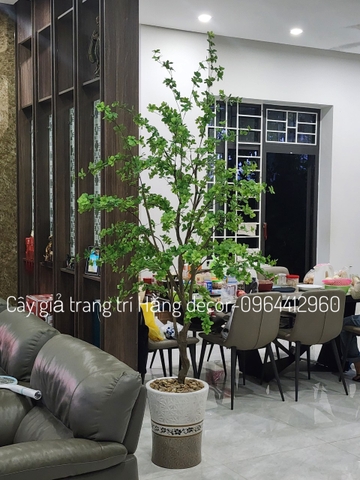 CÂY THẠCH NAM GIẢ THÂN NHỰA TRANG TRÍ (2M2, 2M5)