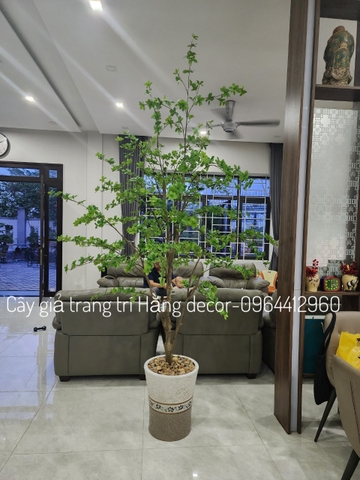 CÂY THẠCH NAM GIẢ THÂN NHỰA TRANG TRÍ (2M2, 2M5)