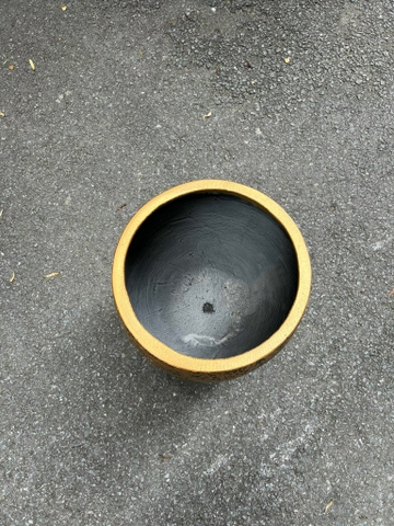 CHẬU XI MĂNG TRỨNG NHÁM TRỒNG  35x43