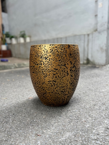 CHẬU XI MĂNG TRỨNG NHÁM TRỒNG  35x43