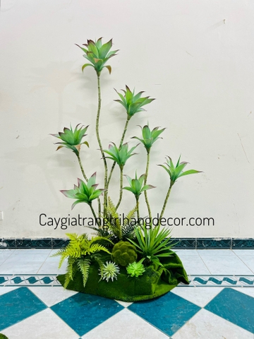 CÂY BÔNG SÚNG GIẢ HẰNG DECOR (1M1, 1M6)