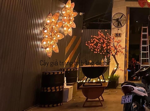 CÂY QUẢ HỒNG GIẢ THÂN GỖ THIẾT KẾ 2M