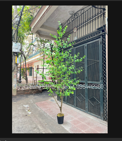 CÂY THẠCH NAM GIẢ THÂN NHỰA TRANG TRÍ (2M2, 2M5)