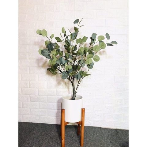 CÂY BẠCH ĐÀN GIẢ TRANG TRÍ NỘI THẤT HẰNG DECOR(85CM)