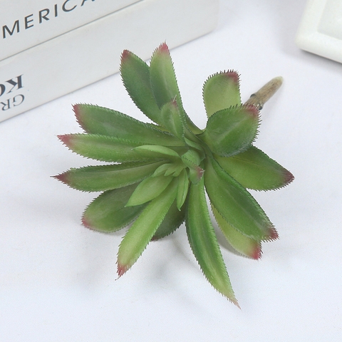 Cành sen đá lá gai giả 16cm