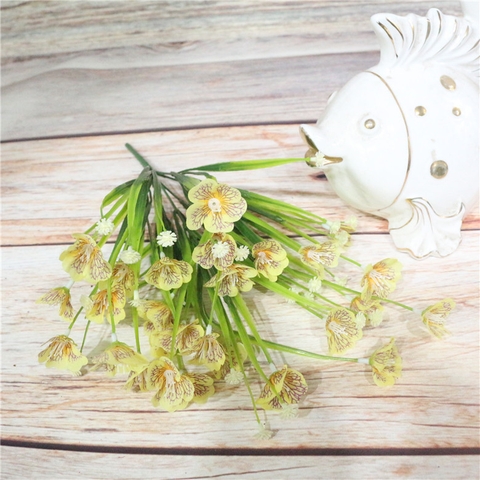 Cành hoa tóc tiên xẻ in 40cm